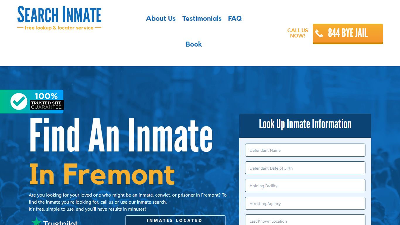 Find An Inmate in Fremont, California – SearchInmate.com